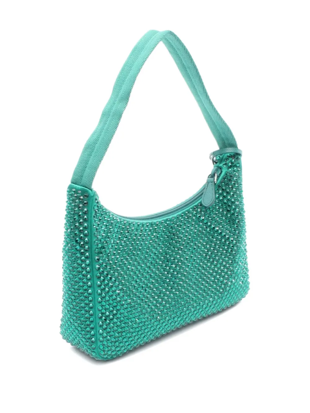 Pre-owned Prada 2020s Re-edition 2000 Handbag In Green