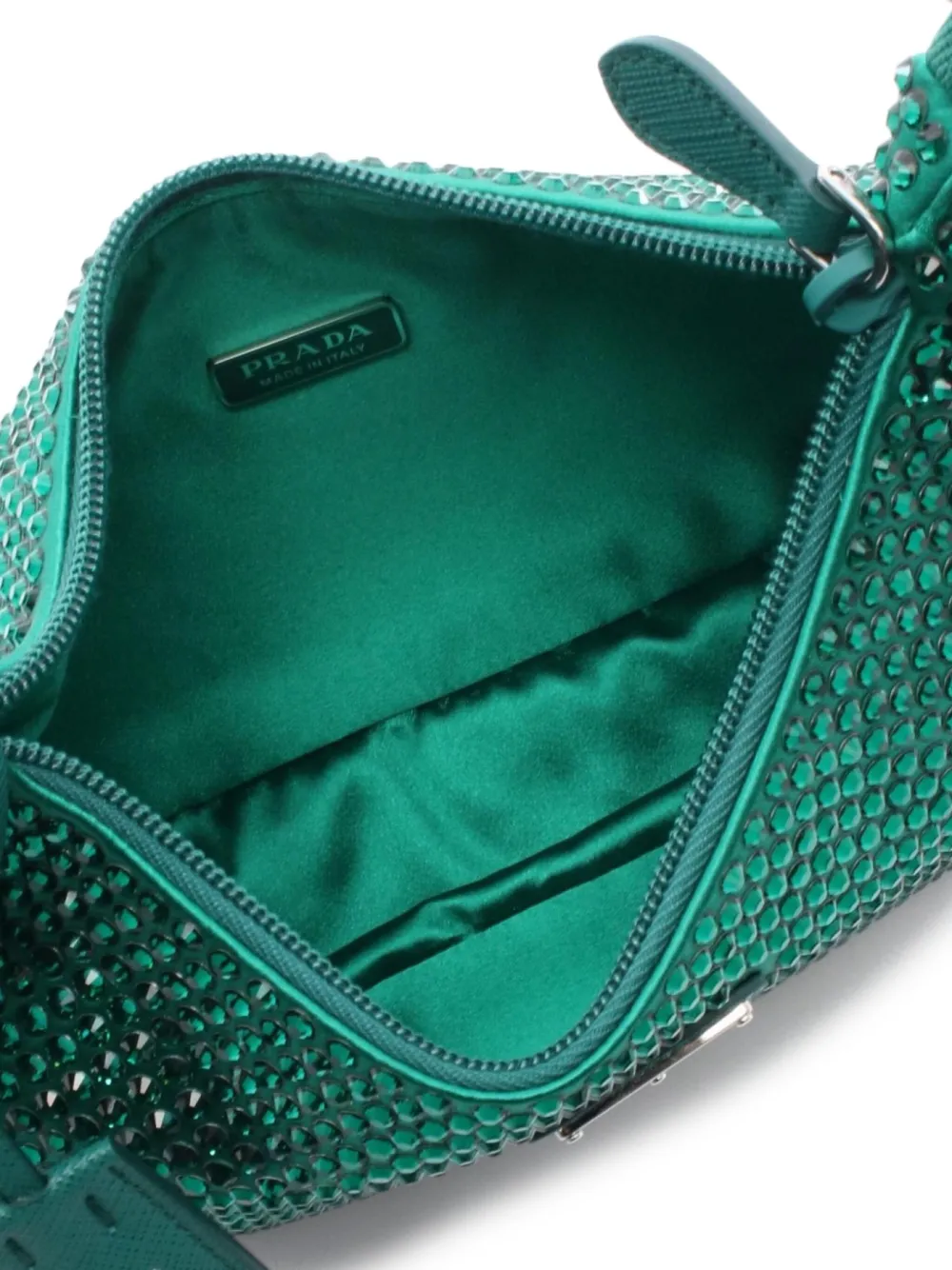 Pre-owned Prada 2020s Re-edition 2000 Handbag In Green