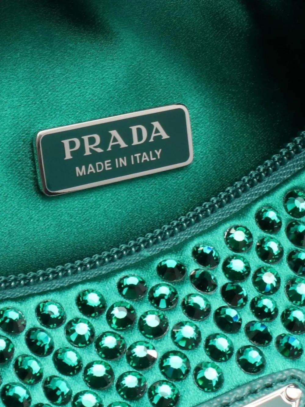 Pre-owned Prada 2020s Re-edition 2000 Handbag In Green