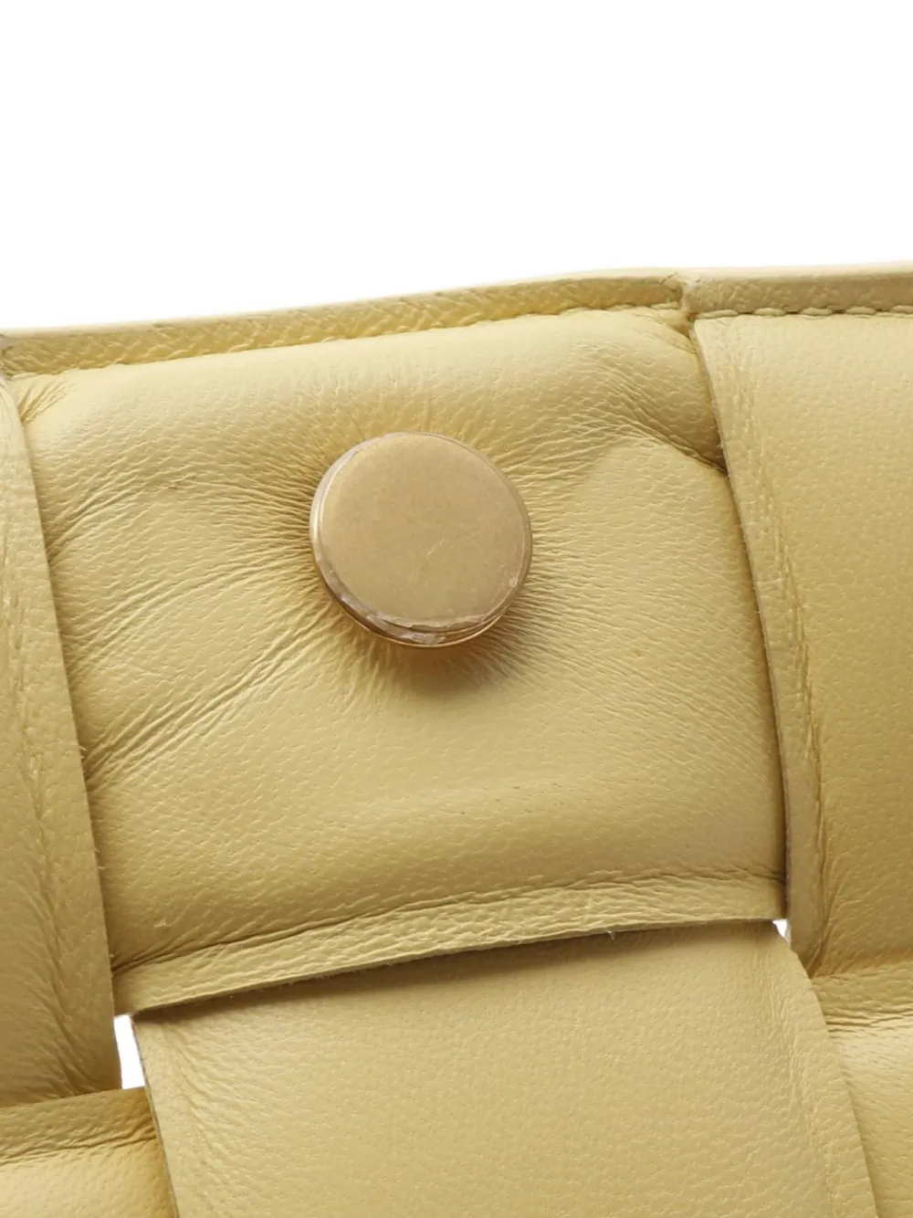 Pre-owned Bottega Veneta 2010s Chain Cassette Bag In Yellow