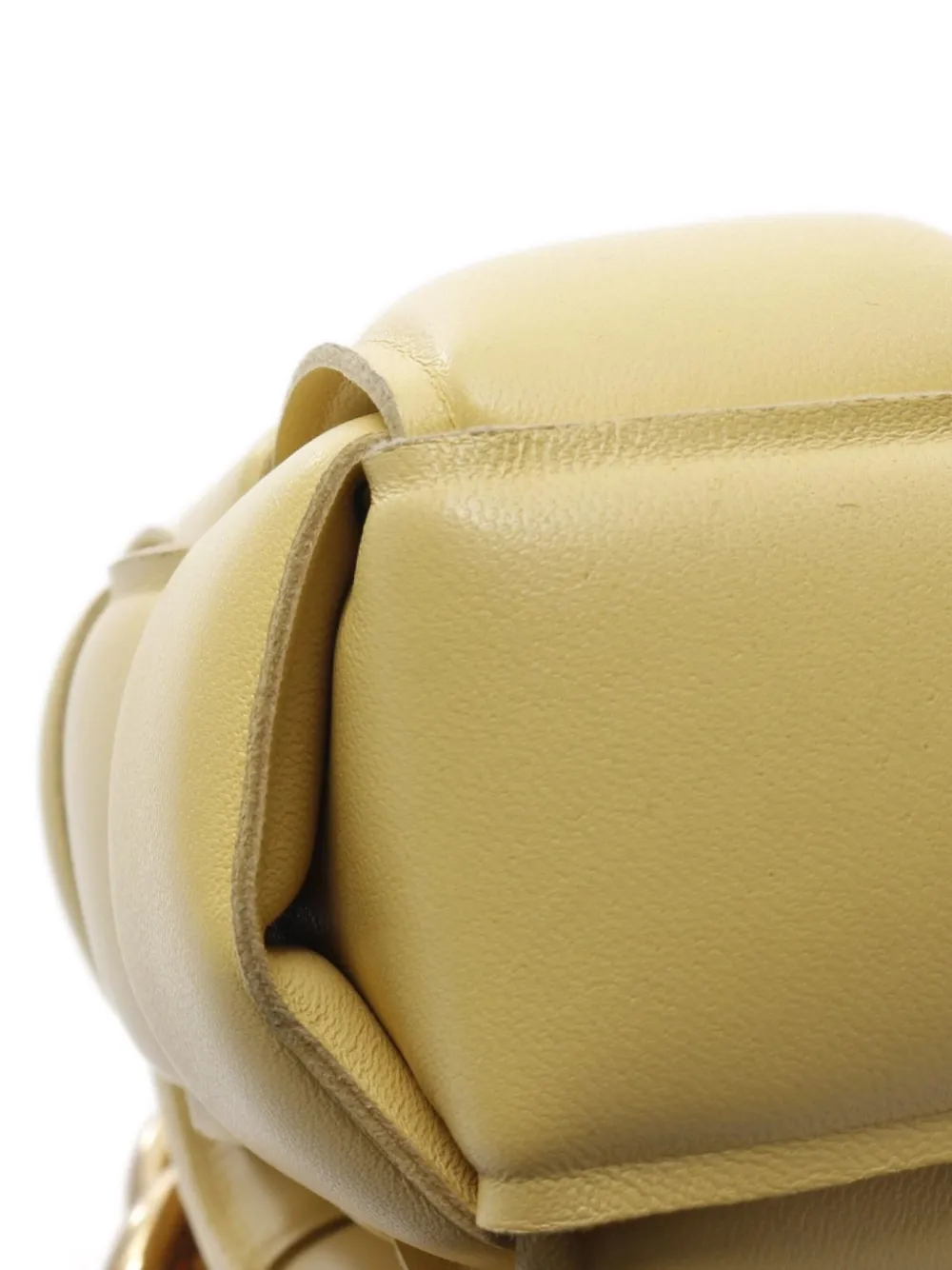 Pre-owned Bottega Veneta 2010s Chain Cassette Bag In Yellow
