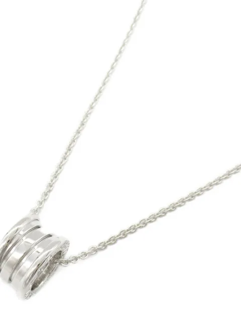 Bvlgari Pre-Owned 2010s B.Zero1 18K white gold necklace