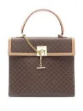 Céline Pre-Owned 2000s Macadam Leather Handbag - Brown