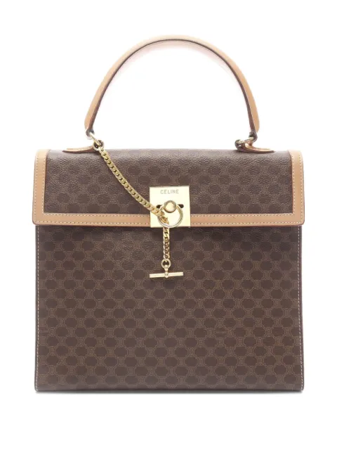 Celine Pre-Owned 2000s Macadam Leather Handbag