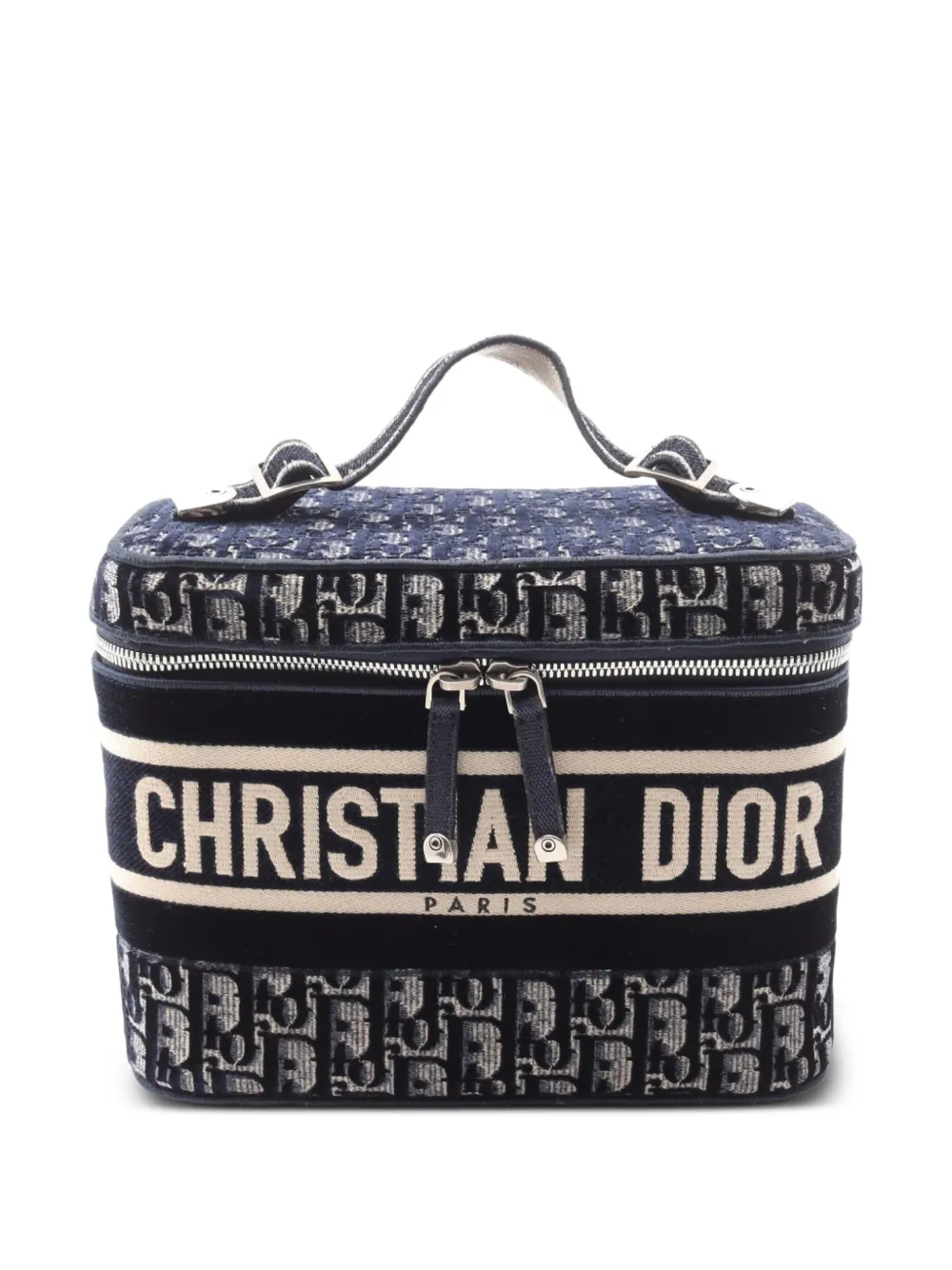 Christian Dior Pre-Owned 2010s DiorTravel vanity bag - ブルー Christian Dior Pre-Owned 2010s DiorTravel vanity bag - ブルー