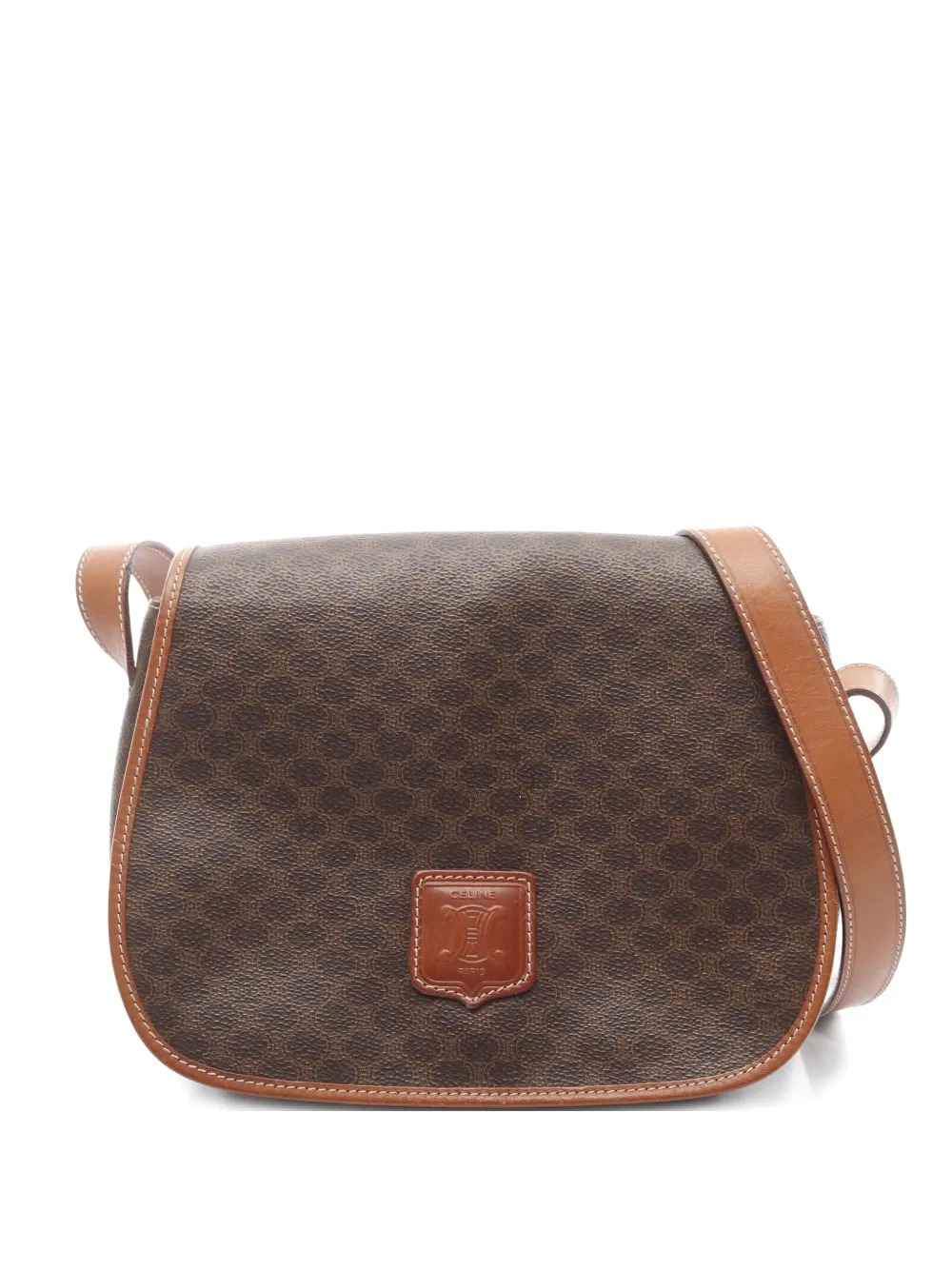 Céline Pre-Owned 2000s Macadam shoulder bag - ブラウン Céline Pre-Owned 2000s Macadam shoulder bag - ブラウン