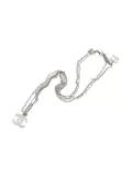 CHANEL Pre-Owned 1986-1988 Coco Mark necklace - Silver