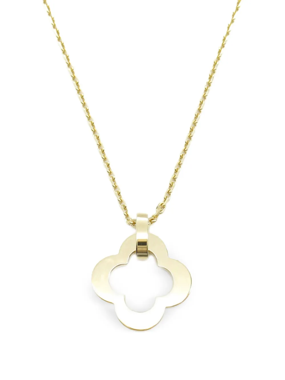 Van Cleef & Arpels 2010 18kt yellow gold Byzantine Alhambra necklace | Pre-Owned | Image 2