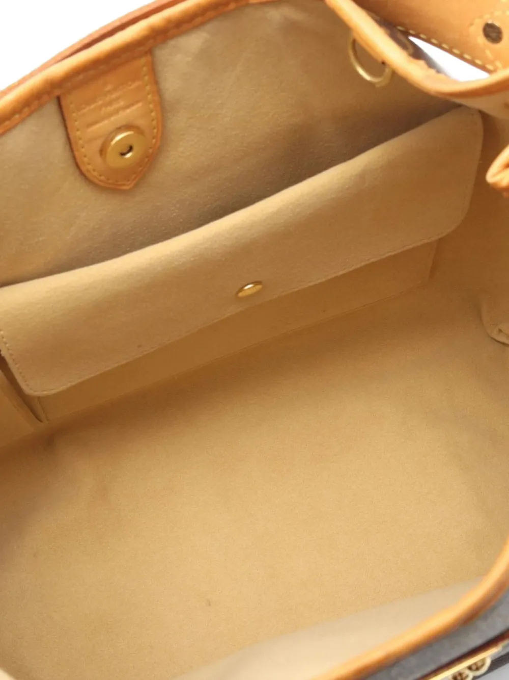 Pre-owned Louis Vuitton 2008 Galliera Pm Shoulder Bag In Brown