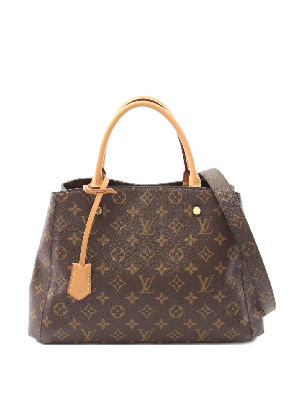 Louis Vuitton Pre-Owned 2017 Montaigne MM handbag - ブラウン Louis Vuitton Pre-Owned 2017 Montaigne MM handbag - ブラウン