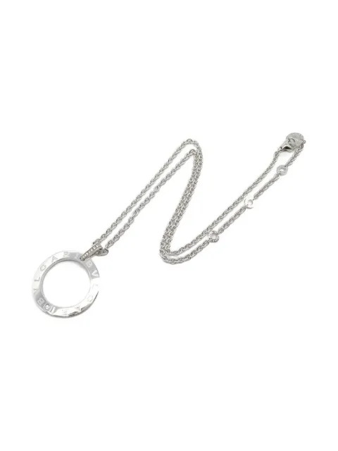 Bvlgari Pre-Owned collar Sotirio en oro blanco de 18kt con diamante 2010