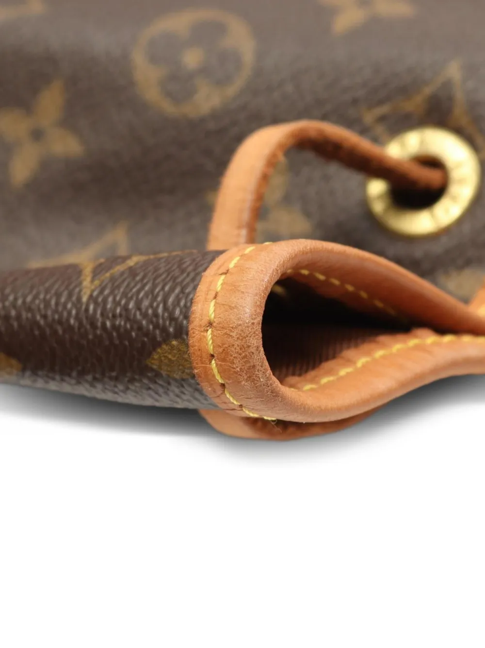 Pre-owned Louis Vuitton 2001 Montsouris Mm Backpack In Brown