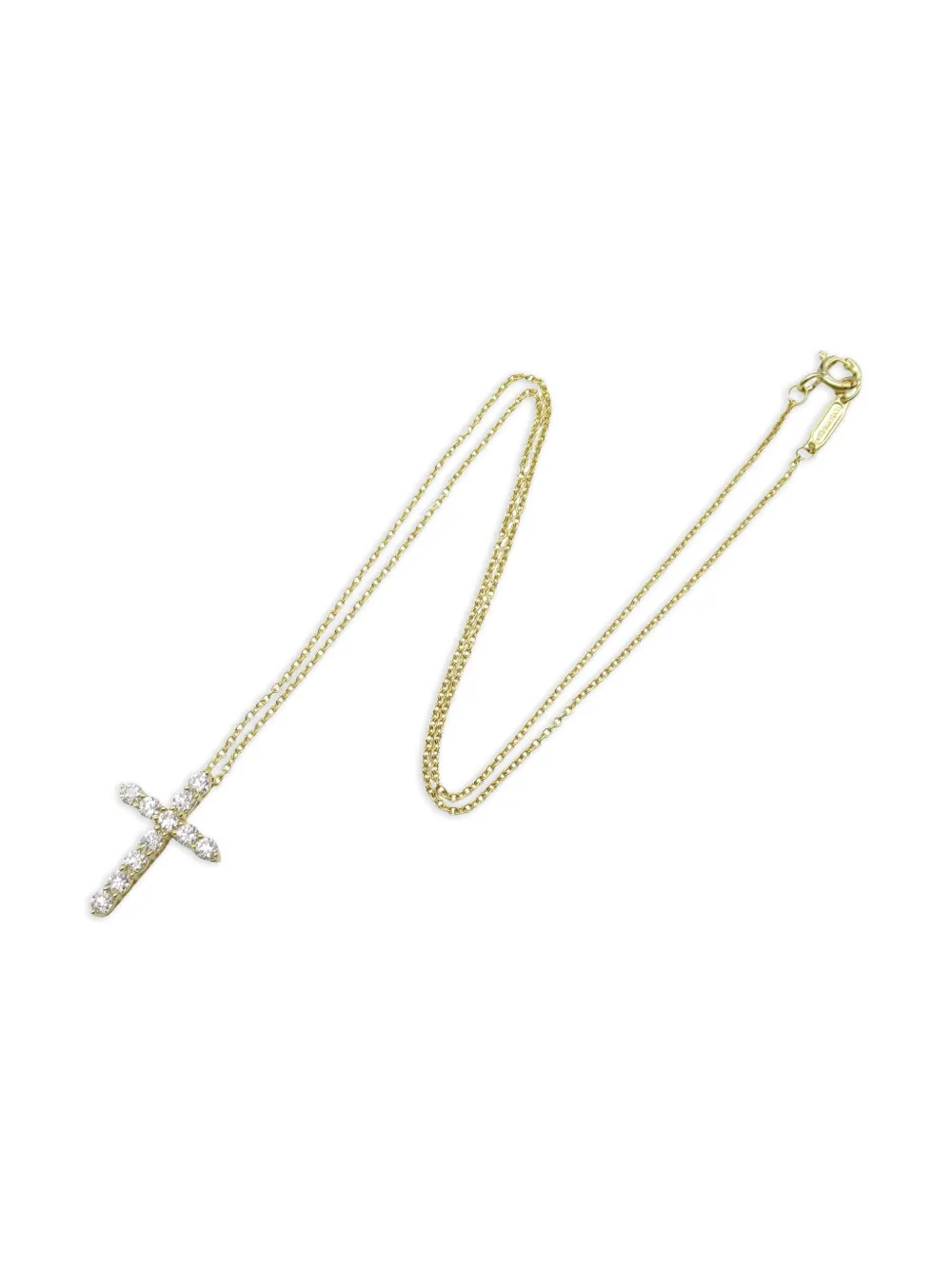 Tiffany & Co. Pre-Owned 2010 18kt yellow gold Cloth diamond necklace | Gold | Image 1