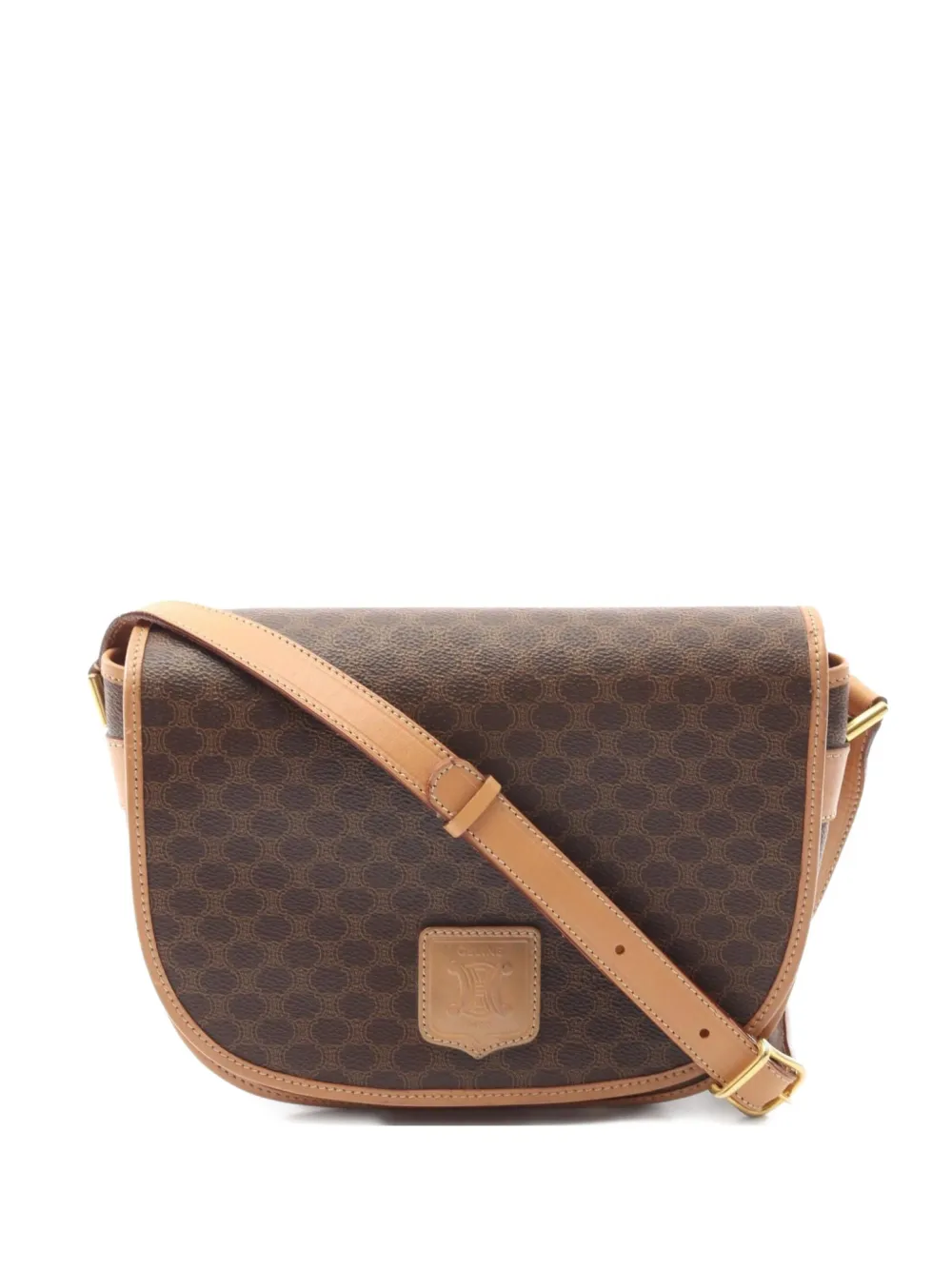 Céline Pre-Owned 2000 Macadam shoulder bag - ブラウン Céline Pre-Owned 2000 Macadam shoulder bag - ブラウン