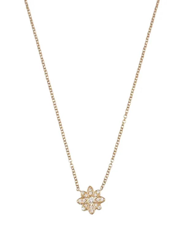 ティファニー　エンチャントフラワー　ダイヤモンドネックレス　Ꮶ18ローズゴールド Tiffany Paper Flowers ティファニー ネックレス レディース