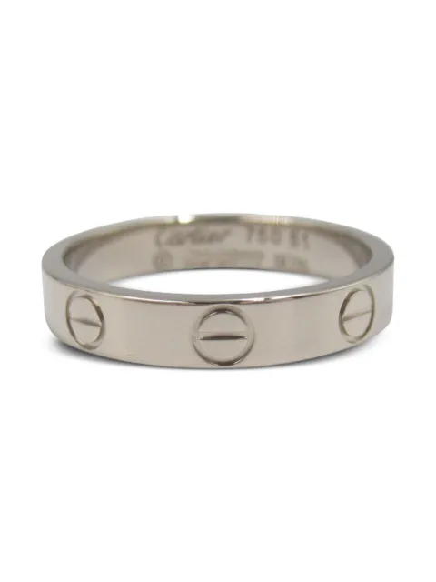 Cartier خاتم 'لوف' ذهب أبيض عيار 18 من عقد 2010
