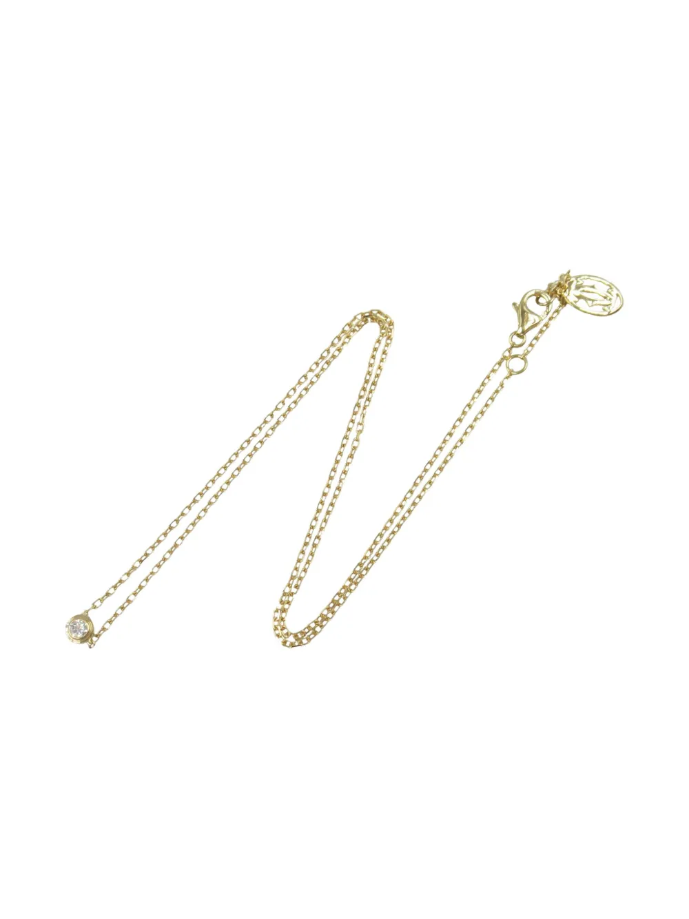 Cartier 2010 18kt yellow gold Damour diamond necklace - ゴールドトーン Cartier 2010 18kt yellow gold Damour diamond necklace - ゴールドトーン