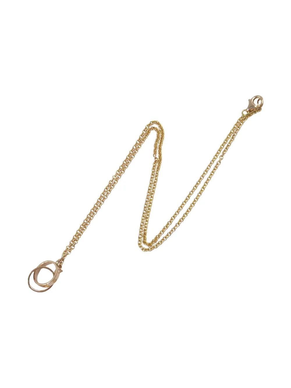 Cartier 2010s 18kt rose gold Love necklace - ピンク Cartier 2010s 18kt rose gold Love necklace - ピンク