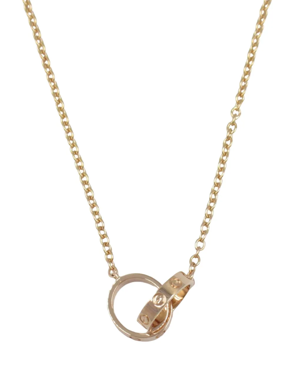 Cartier 2010s 18K rose gold Baby Love necklace - ピンク Cartier 2010s 18K rose gold Baby Love necklace - ピンク