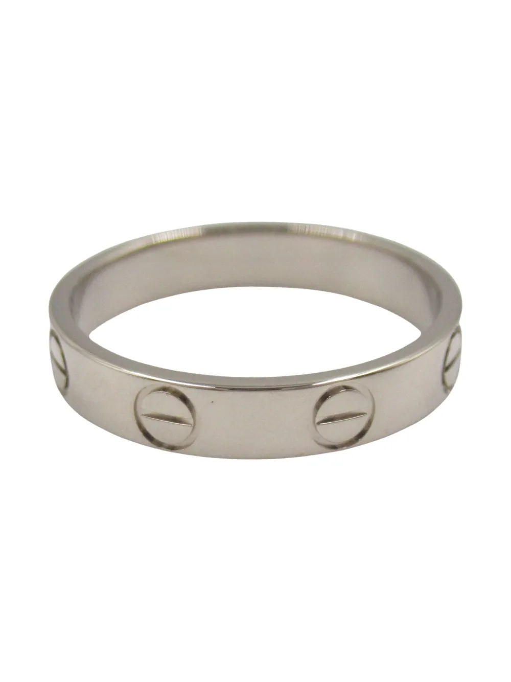 Cartier 18K white gold screw ring - シルバートーン Cartier 18K white gold screw ring - シルバートーン