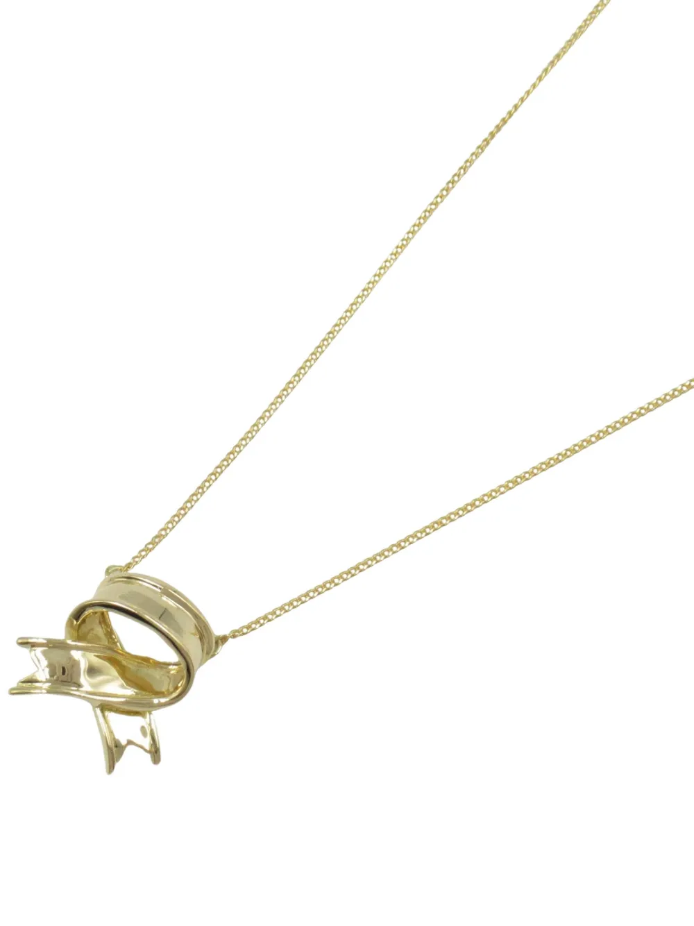 Tiffany & Co. Pre-Owned 2010s 18K yellow gold Ribbon necklace | Gold | Image 1