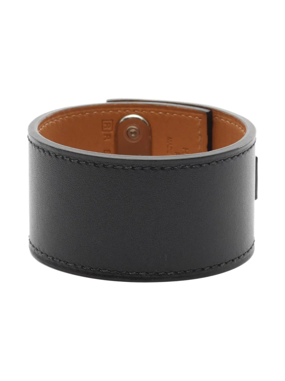 Hermès Pre-Owned 2014 Intense leather bracelet - ブラック Hermès Pre-Owned 2014 Intense leather bracelet - ブラック