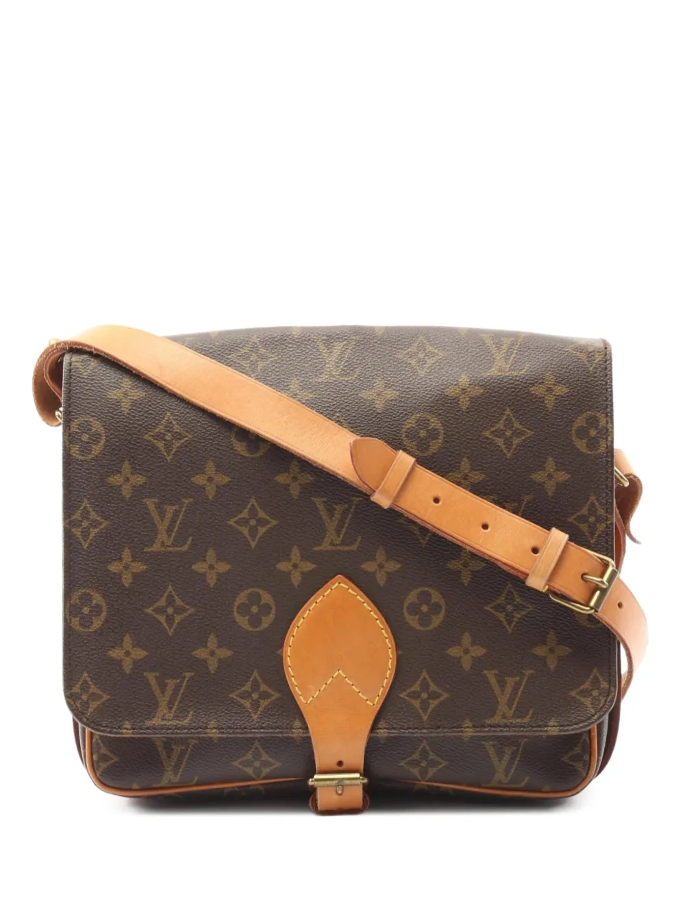 Louis Vuitton Pre-Owned 1995 カルトシエ GM ショルダーバッグ - ブラウン Louis Vuitton Pre-Owned 1995 カルトシエ GM ショルダーバッグ - ブラウン