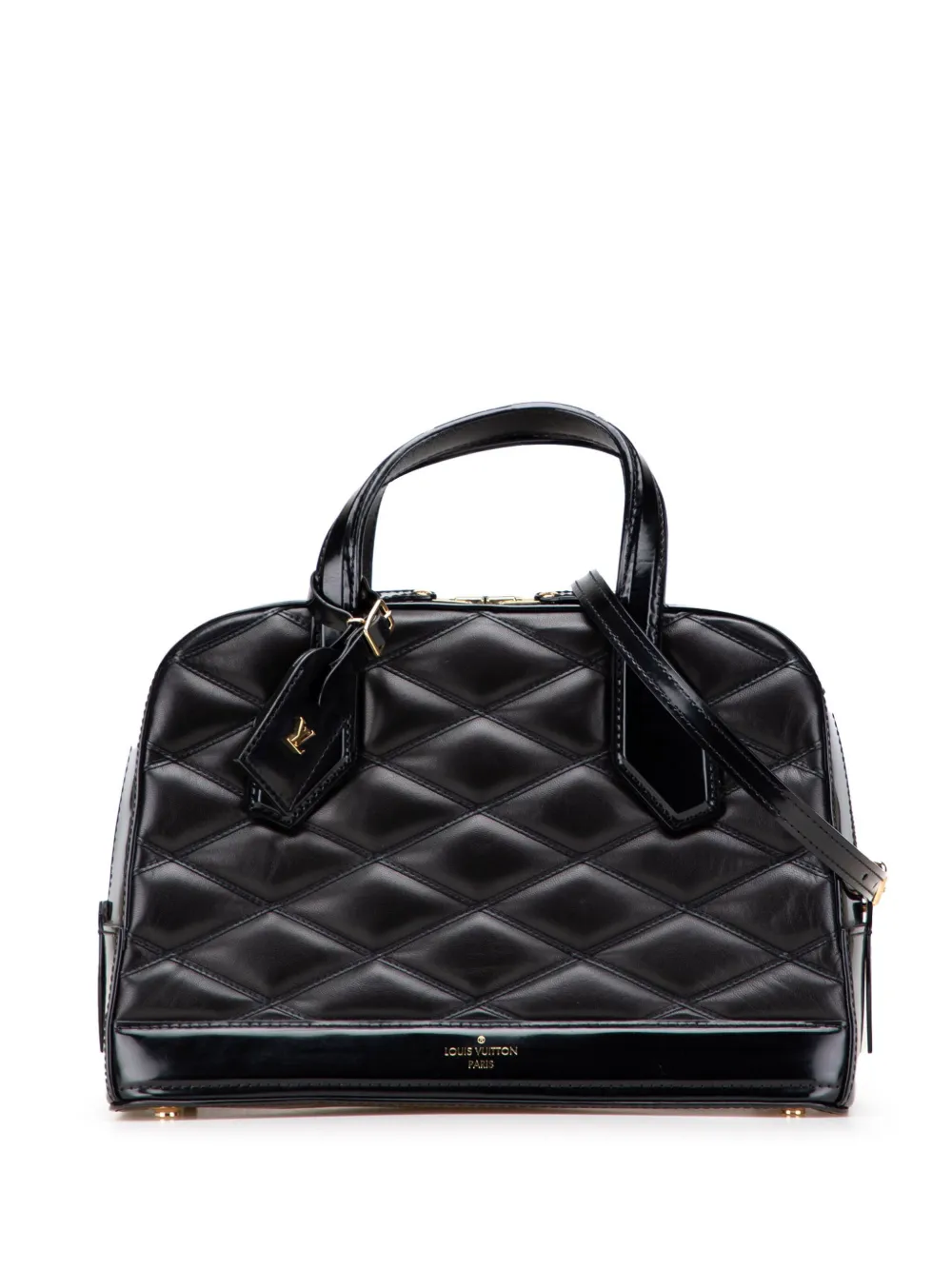 Louis Vuitton Pre-Owned 2015 Quilted Lambskin Malletage Dora PM Louis Vuitton Pre-Owned 2015 Quilted Lambskin Malletage Dora PM