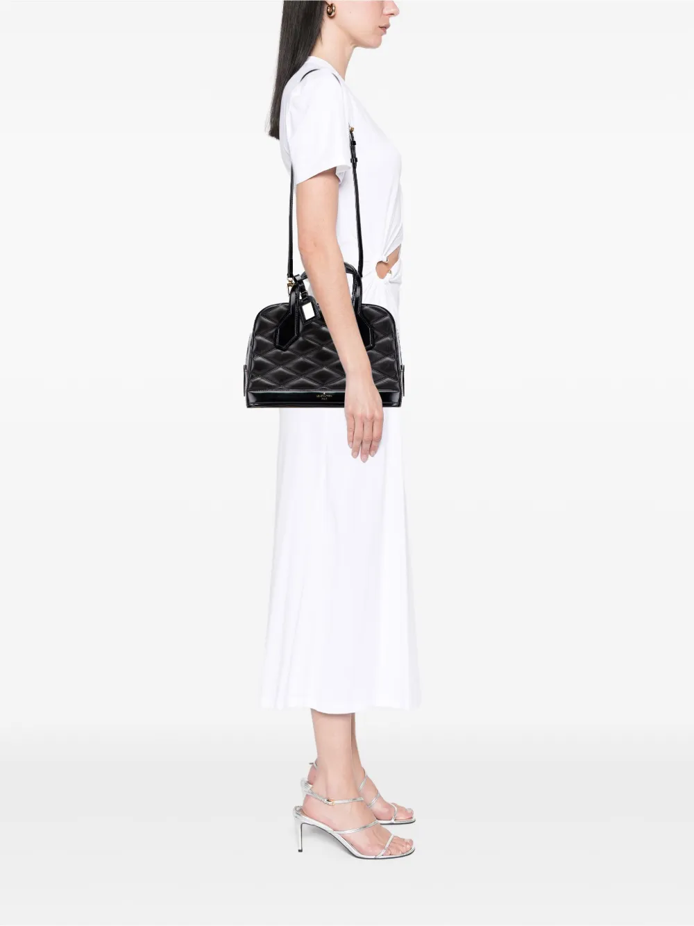 Louis Vuitton Pre-Owned 2015 Quilted Lambskin Malletage Dora PM satchel | Pre-Owned | Image 2