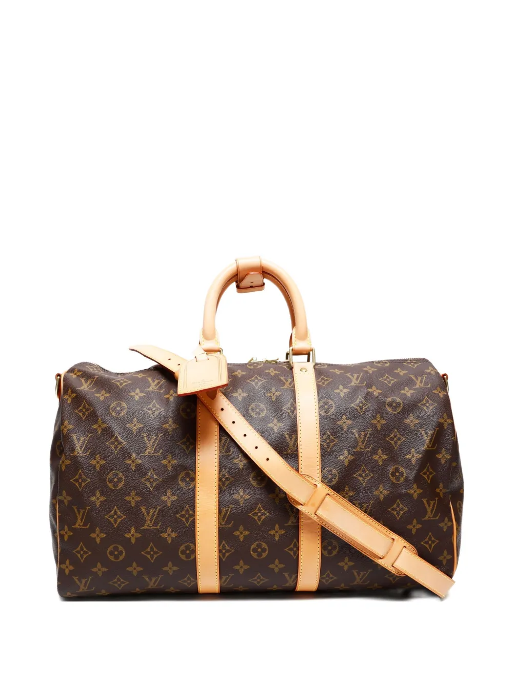 Louis Vuitton Pre-Owned 2002 Monogram Keepall 45 boston bag - ブラウン Louis Vuitton Pre-Owned 2002 Monogram Keepall 45 boston bag - ブラウン