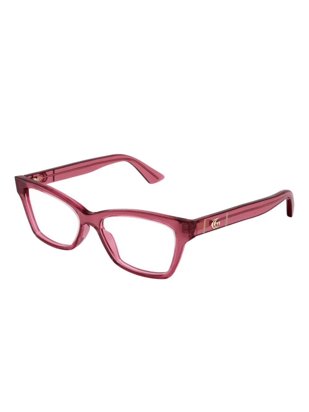 Gucci Eyewear Bril met GG-logo Roze