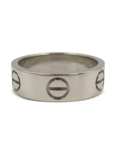 Cartier 2010s 18K white gold Love ring