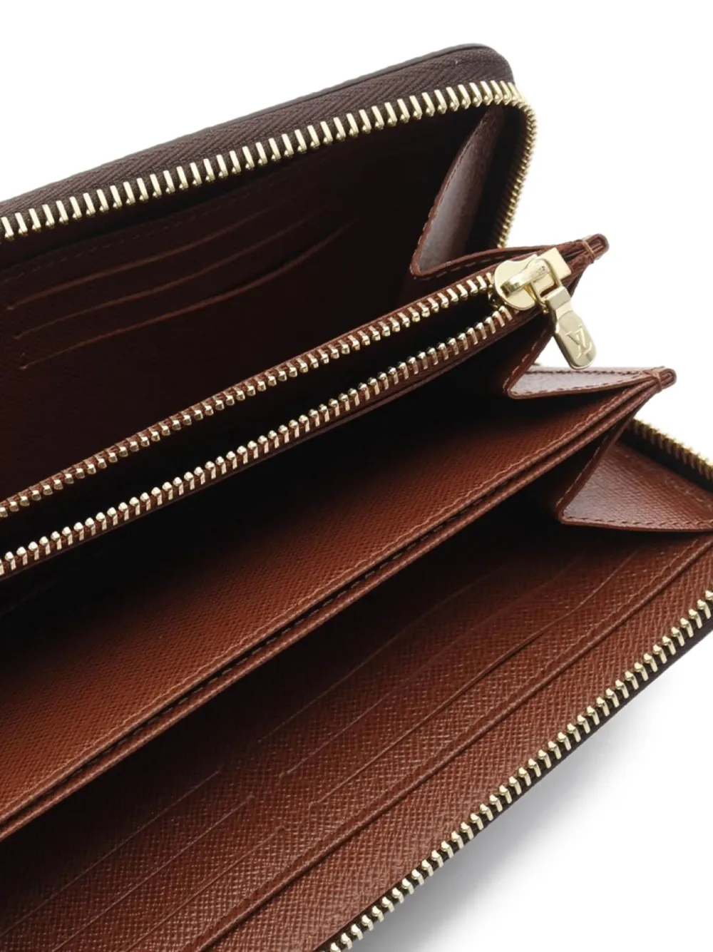 Pre-owned Louis Vuitton 2021 Zippy Wallet In Brown