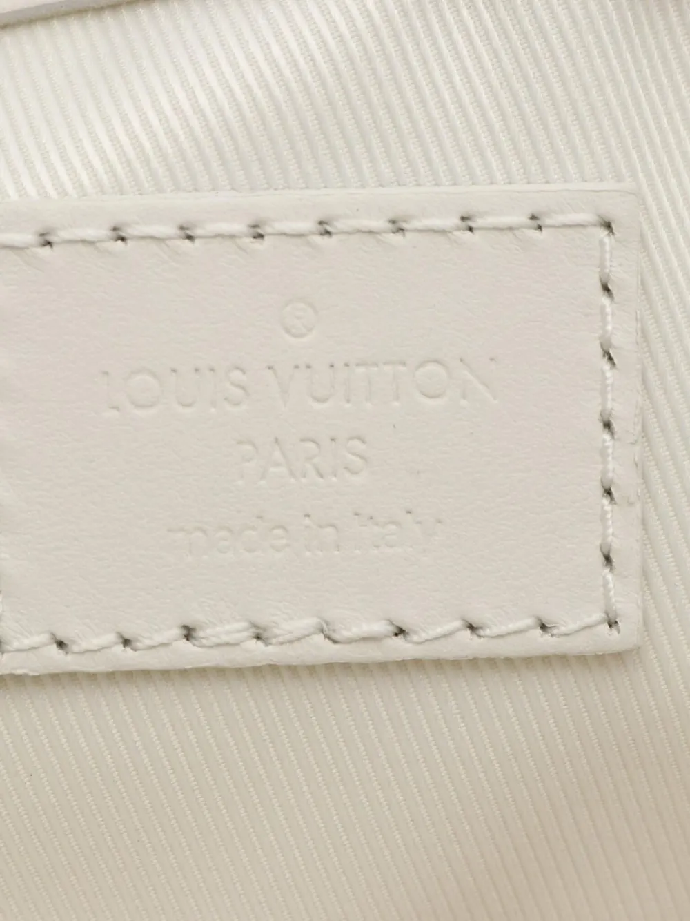 Pre-owned Louis Vuitton 2021 Sac Plat 24h Shoulder Bag In White