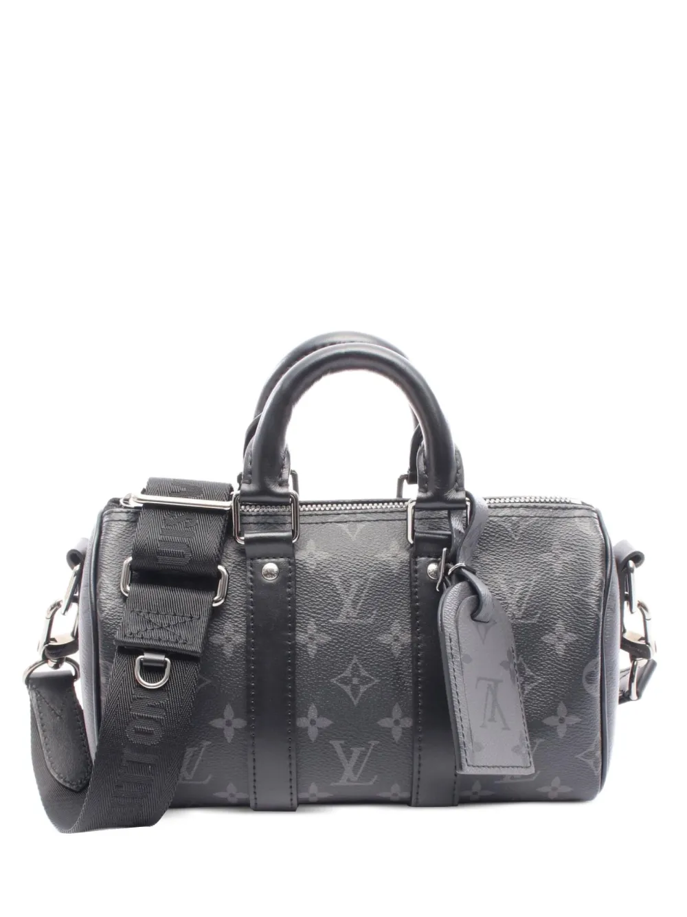 Louis Vuitton Pre-Owned 2021 Keepall Bandouliere 25 Monogram Eclipse Louis Vuitton Pre-Owned 2021 Keepall Bandouliere 25 Monogram Eclipse