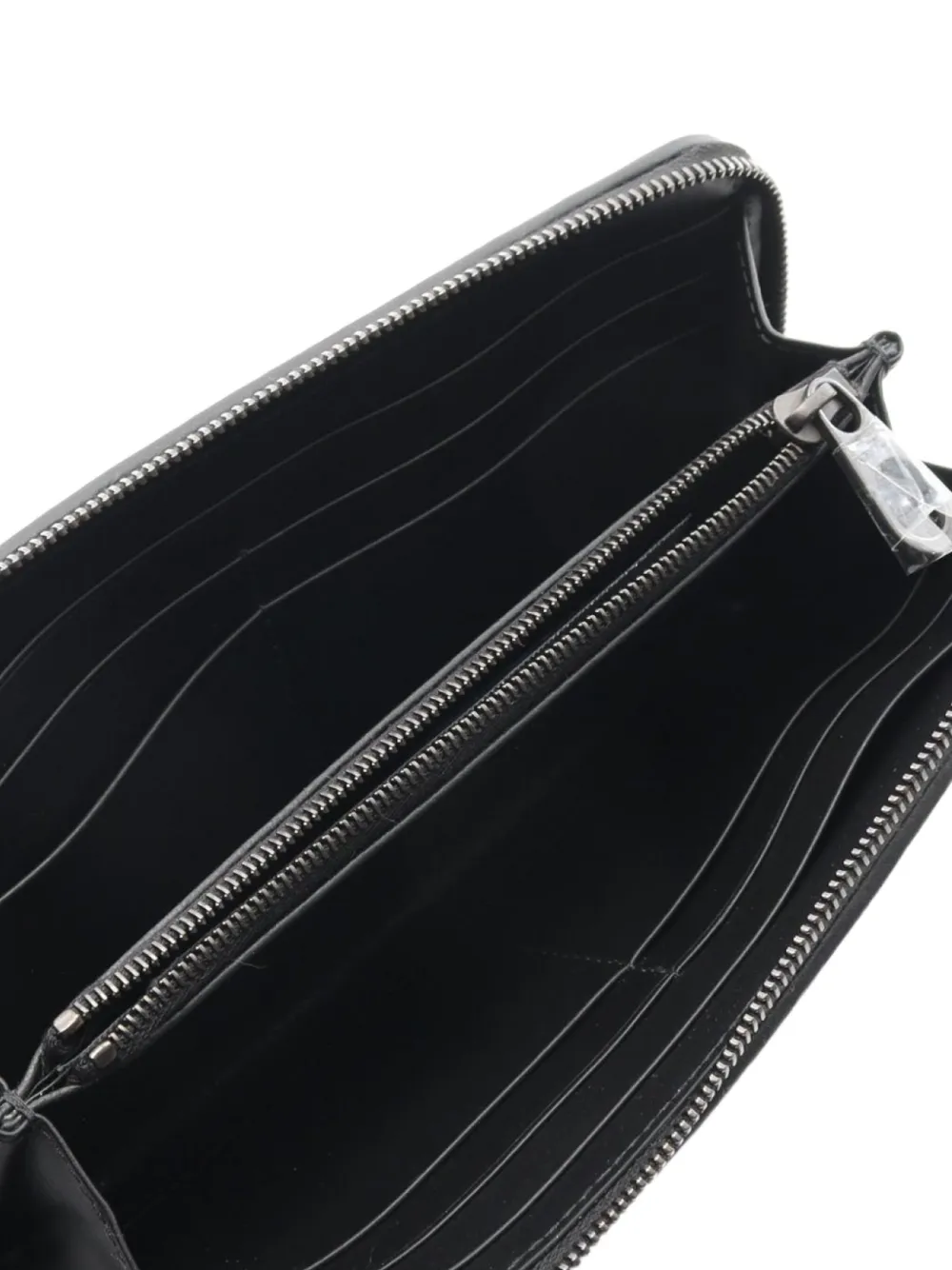 Pre-owned Bottega Veneta 2010s Intrecciato Leather Wallet In Black