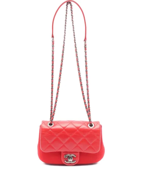 CHANEL Pre-Owned bolso de hombro acolchado de piel 2015-2016