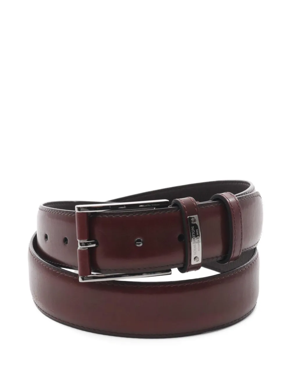 Louis Vuitton Pre-Owned 2016 leather belt - レッド Louis Vuitton Pre-Owned 2016 leather belt - レッド