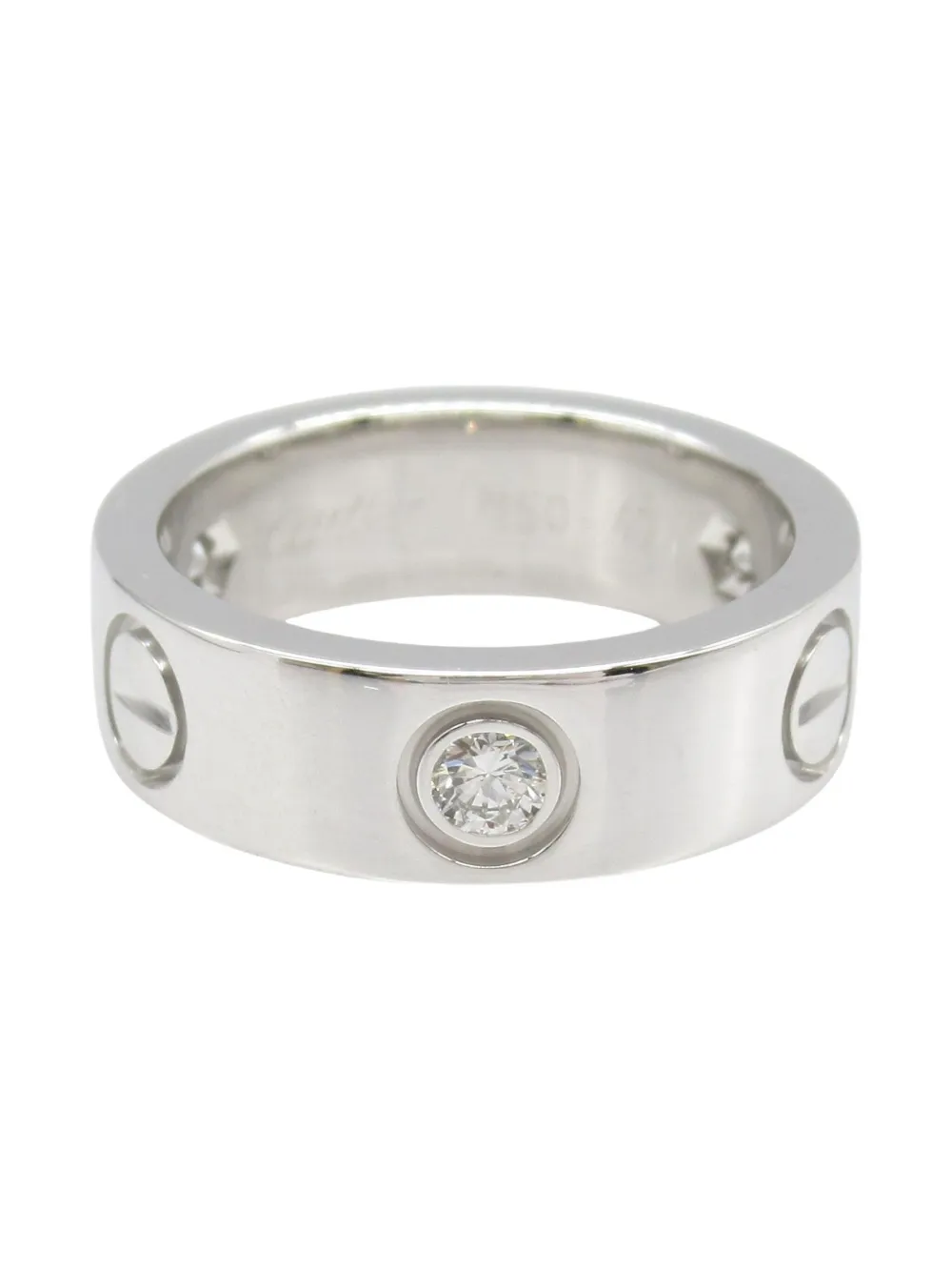 Cartier 2010s 18K white gold siamond ring - シルバートーン Cartier 2010s 18K white gold siamond ring - シルバートーン