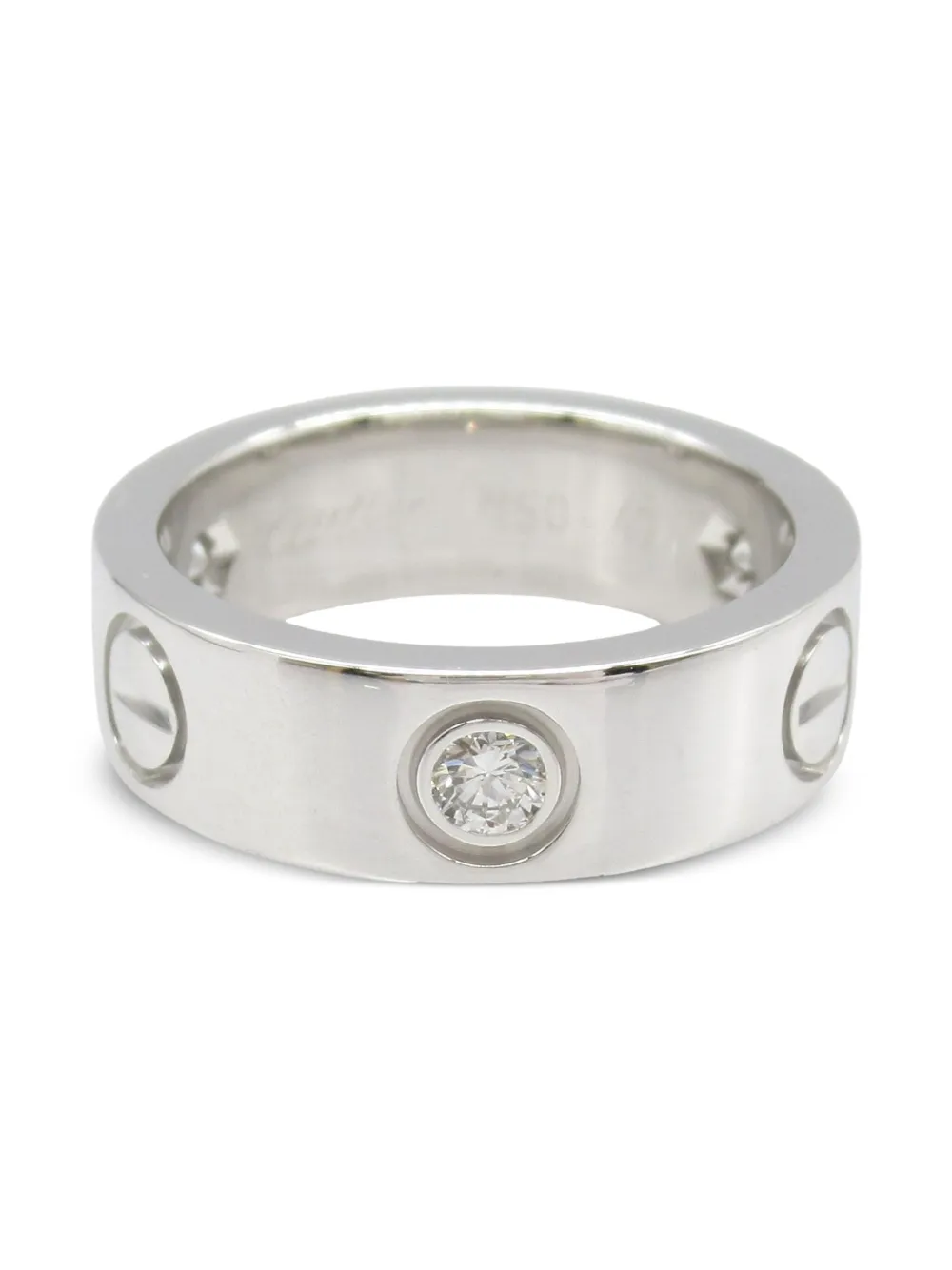 Cartier 2010s ダイヤモンドリング 18Kホワイトゴールド - シルバートーン Cartier 2010s ダイヤモンドリング 18Kホワイトゴールド - シルバートーン