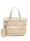 Prada Pre-Owned 2010s quilted padded handbag - Neutrals