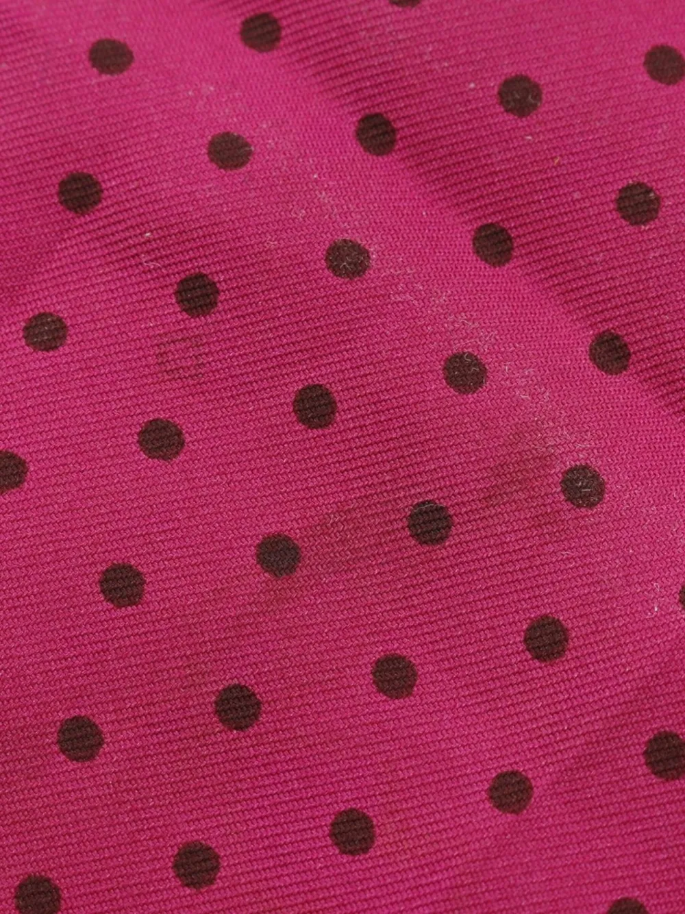 Pre-owned Hermes 2000 Polka-dot Scarf In Purple
