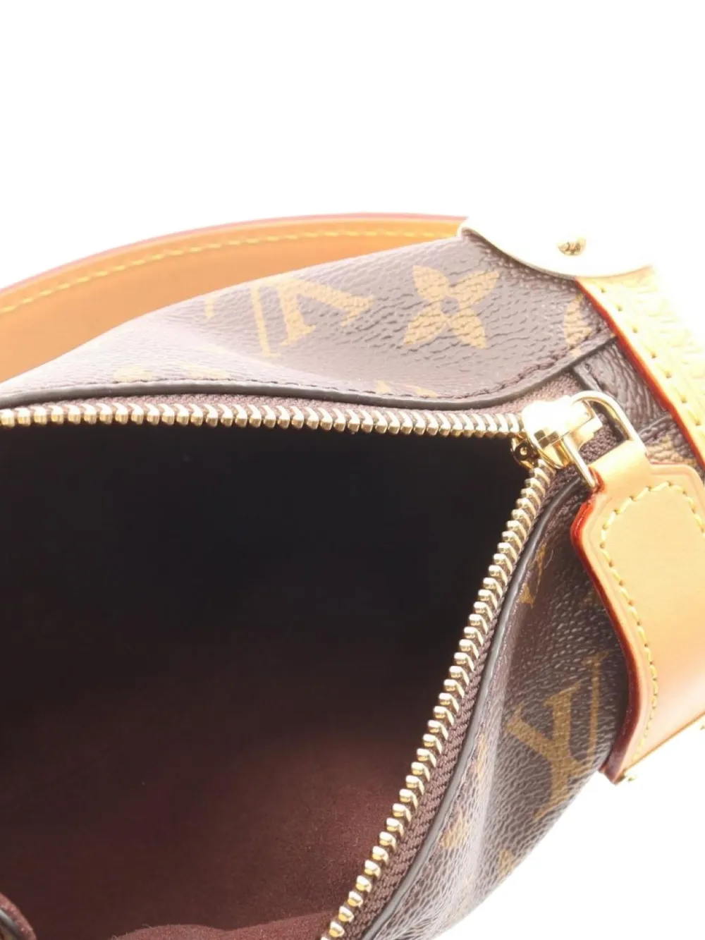 Pre-owned Louis Vuitton 2021 Side Trunk Pm Monogram Handbag In Brown