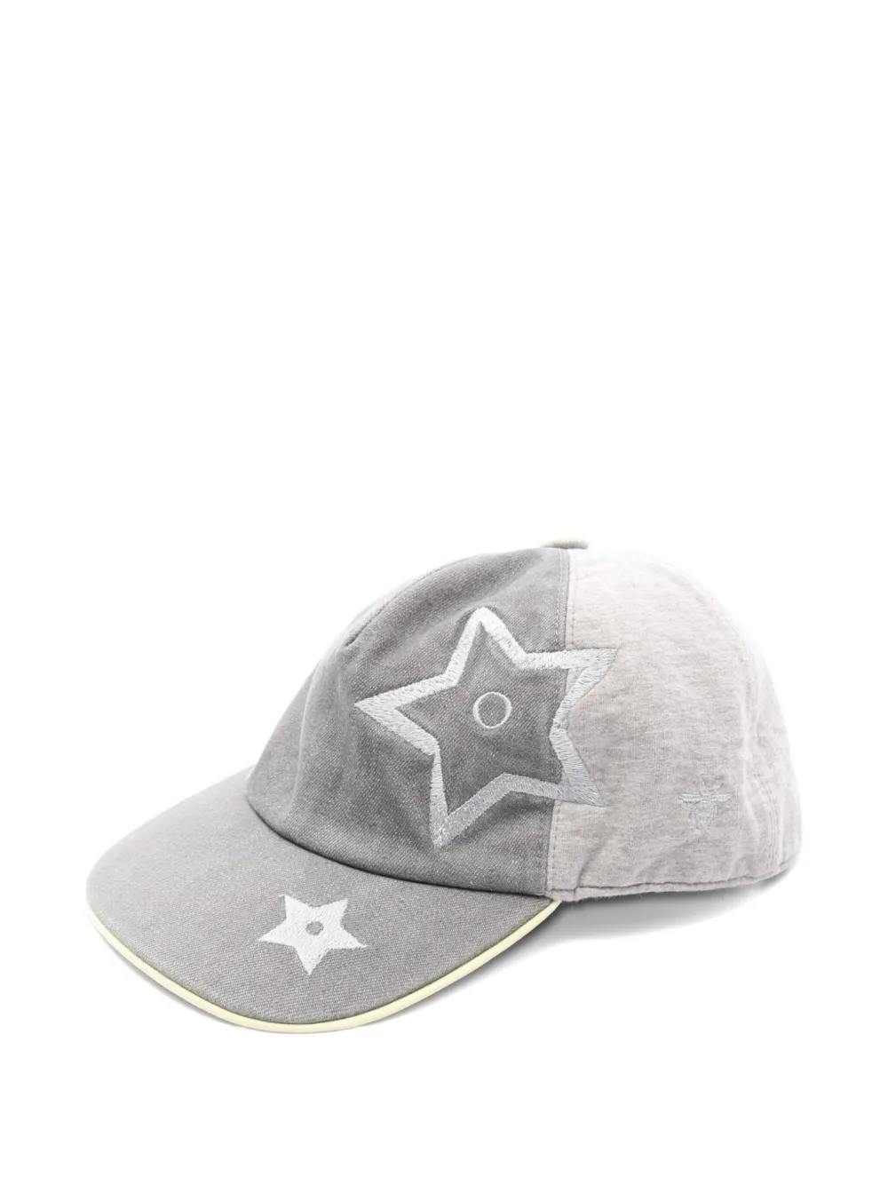 Christian Dior Pre-Owned 2010s star-embroidered cap - グレー Christian Dior Pre-Owned 2010s star-embroidered cap - グレー