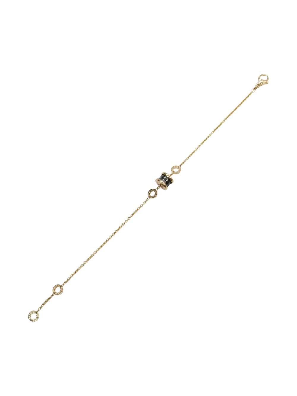 Pre-owned Bvlgari 2010s 18k Rose Gold B-zero1 Bracelet In Pink