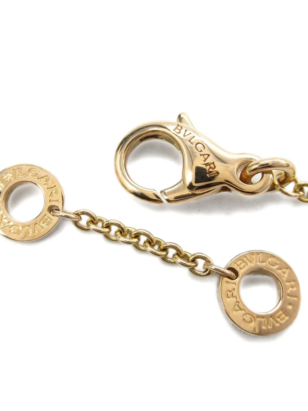 Pre-owned Bvlgari 2010s 18k Rose Gold B-zero1 Bracelet In Pink