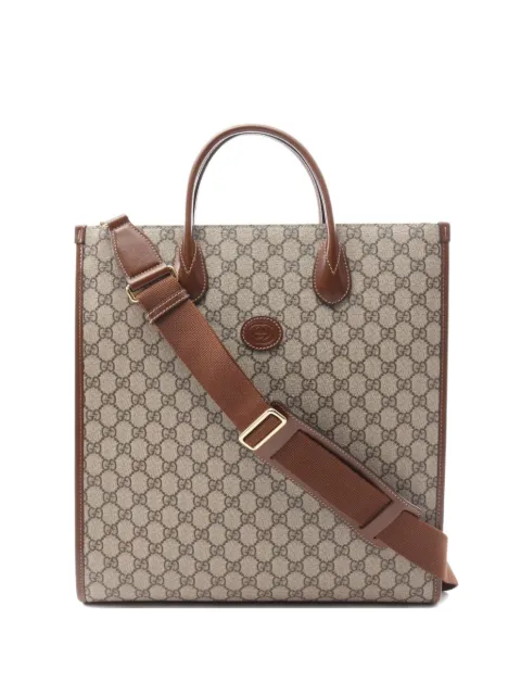 Gucci Pre-Owned 2010s medium Interlocking-G Supreme-canvas tote bag