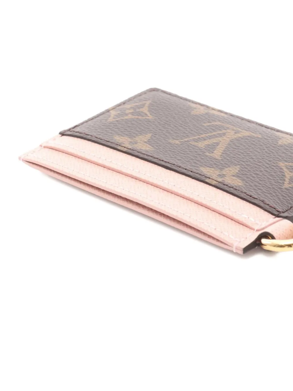 Pre-owned Louis Vuitton 2021 Lv Charms Card Holder In Brown