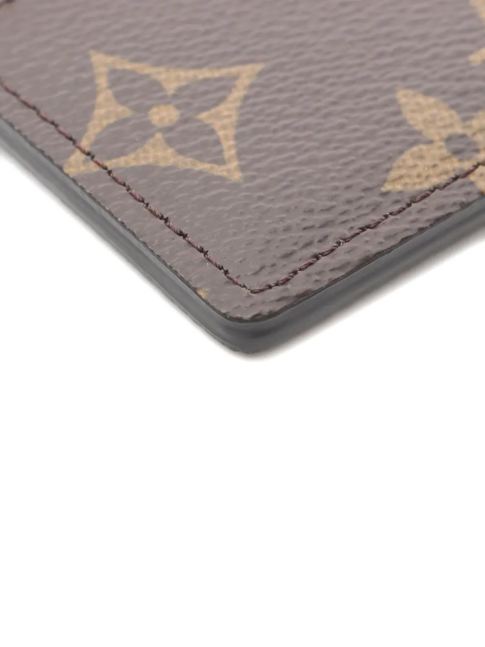 Pre-owned Louis Vuitton 2021 Lv Charms Card Holder In Brown
