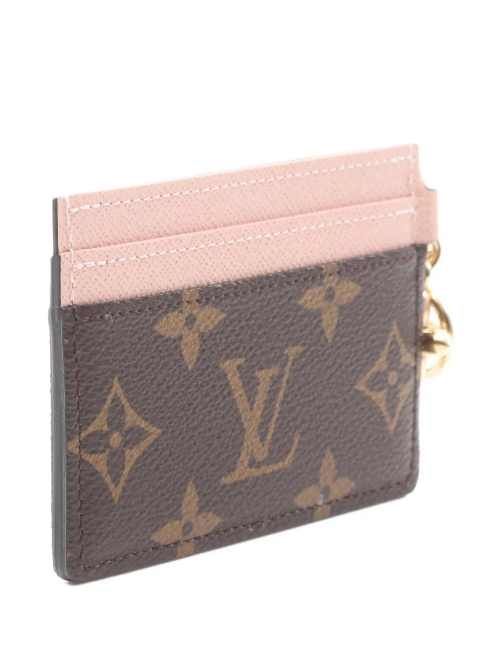 Pre-owned Louis Vuitton 2021 Lv Charms Card Holder In Brown